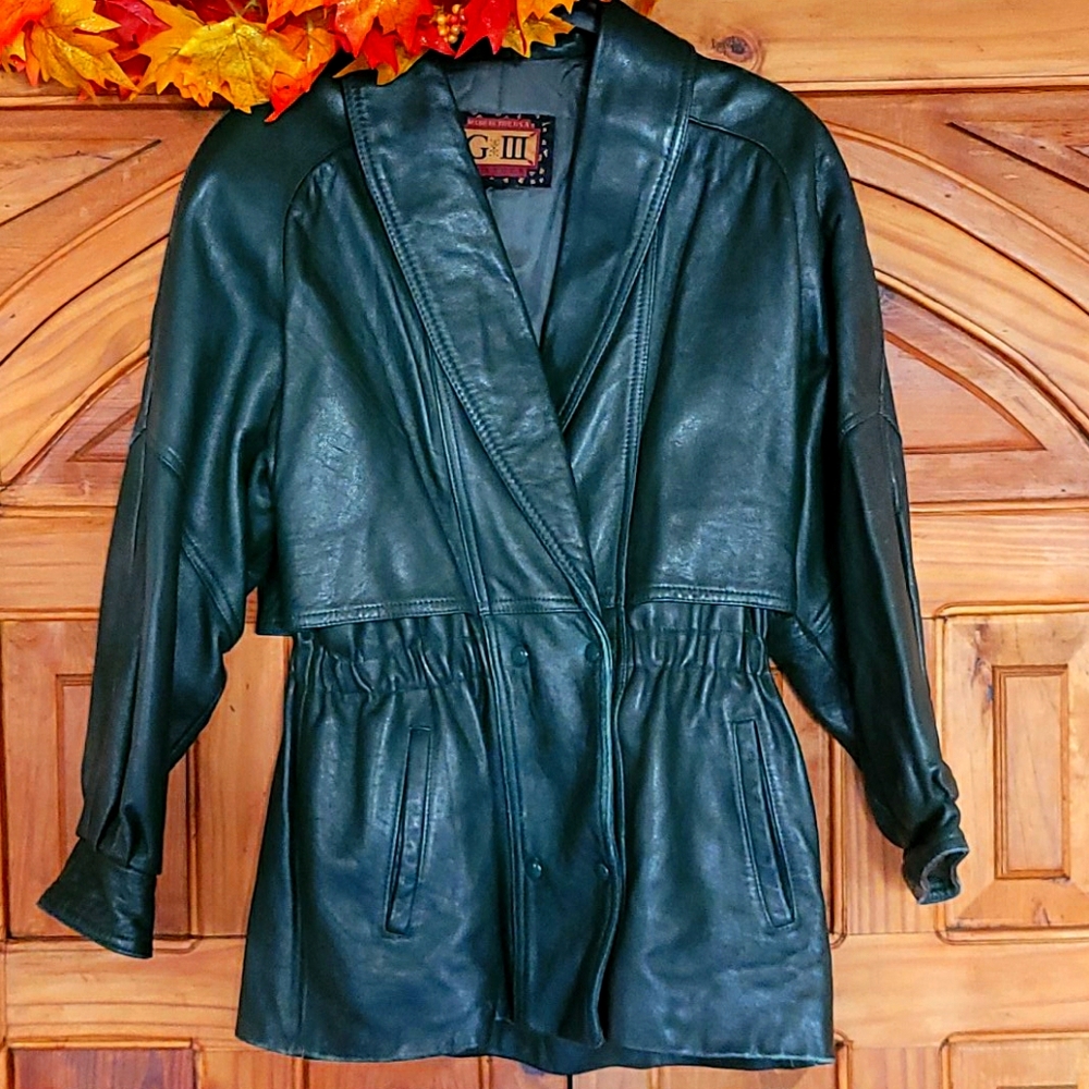 Women's leather jacket